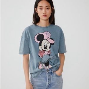 Zara Minnie Mouse Cowgirl T-Shirt